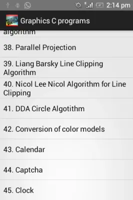 Graphics C programs android App screenshot 3